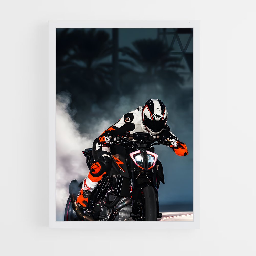 Poster impressionnant super duke r – affiche KTM Moto (vue 3)